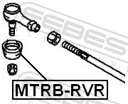 MTRBRVR Febest Пыльник рулевого наконечника