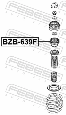 BZB639F Febest Подшипник верхней опоры