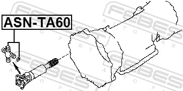 ASNTA60 Febest Крестовина карданного вала