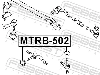 MTRB502 Febest Пыльник рулевого наконечника