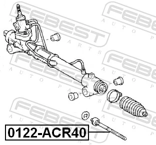 0122ACR40 Febest Тяги рулевые