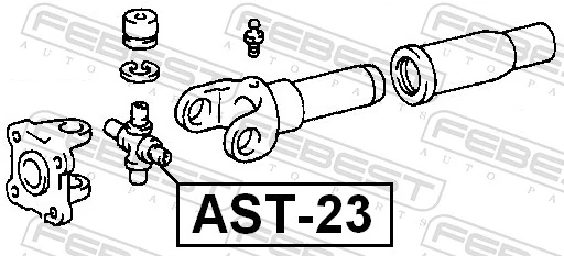 AST23 Febest Крестовина карданного вала