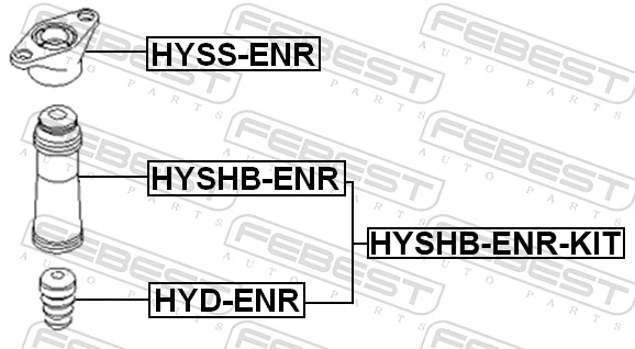 Compre Pára-choque (grade de proteção) de amortecedor traseiro + bota de proteção KIA Magentis 2