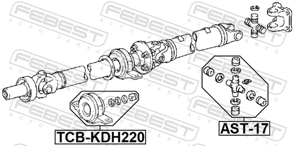 3723026030 Toyota Подвесной подшипник кардана
