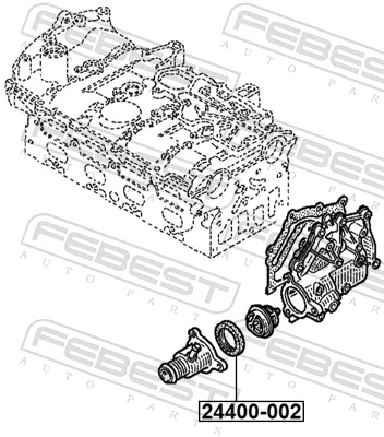  Vedante de termostato Renault Espace IV monovolume (JK0) (2002 - 2026) IV