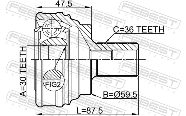 TOJ0254 Magneti Marelli Наружная граната