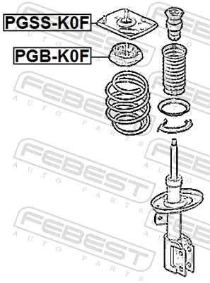 Купить 801067 Sachs Опорный подшипник амортизатора