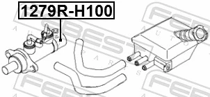 1279RH100 Febest 
