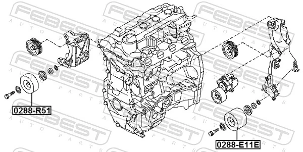 Купить 11927ED320 Renault (RVI) Паразитный ролик