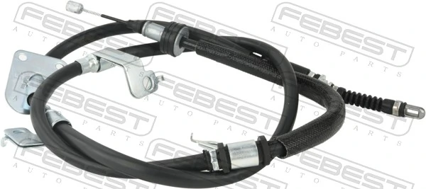 12100D7LH Febest Трос ручного тормоза