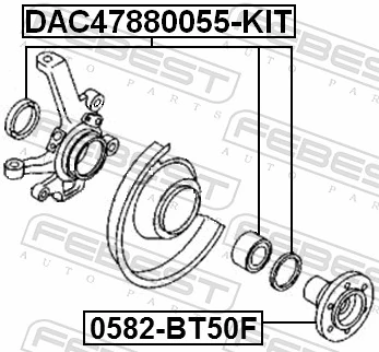 SS38106 DP Group Ступица колеса передняя