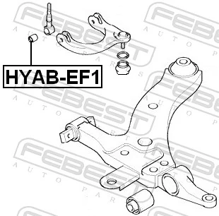 HYABEF1 Febest Сайлентблок верхней передней подвески