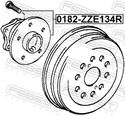 DACF2146A Maxpart Ступица задняя