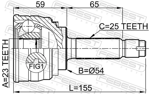 Junta homocinética externa dianteira Mitsubishi Galant preço, a partir de 51,26 USD