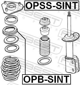 OPBSINT Febest Подшипник верхней опоры