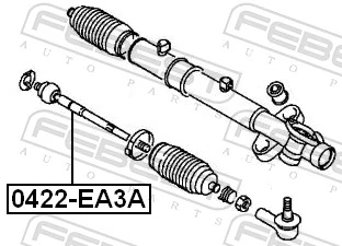 0422EA3A Febest Тяги рулевые