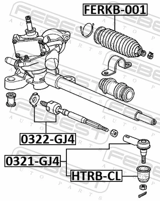 H1073 Polcar Тяги рулевые