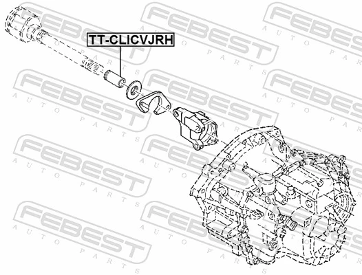 TTCLICVJRH Febest Наружная граната