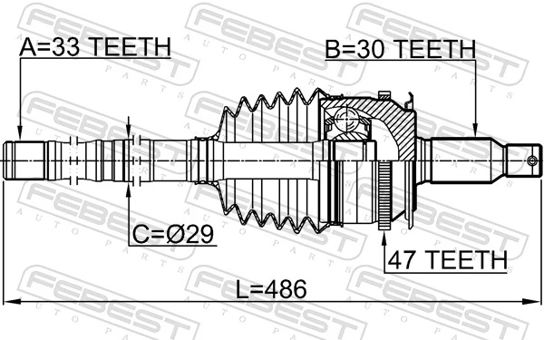 TOJ0357 Magneti Marelli Наружная граната