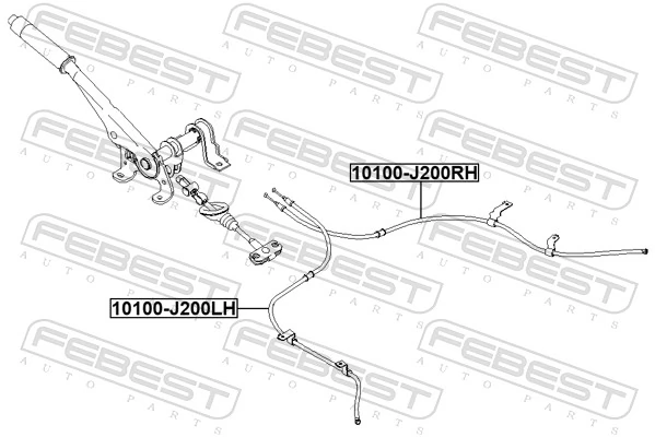 10100J200LH Febest