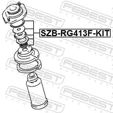 SZBRG413FKIT Febest Подшипник верхней опоры