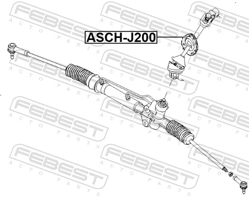 96409535 Opel Вал рулевой колонки, нижний