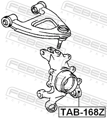 TAB168Z Febest Сайлентблок цапфы