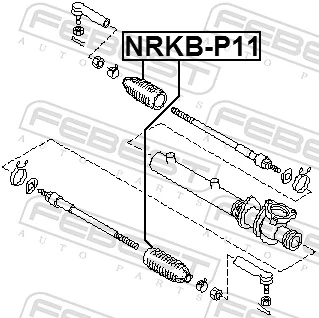  Пыльник рулевой рейки Nissan Almera 1