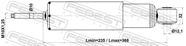 Amortiguador delantero BAW Hiace