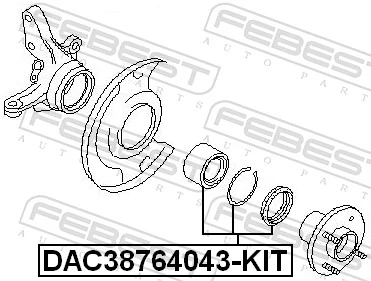 Комплект подшипника ступицы колеса SKF FW121 цена, от 32.97 USD