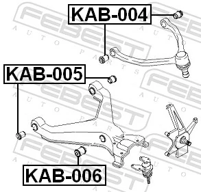 Сайлентблок передней подвески RBI K24PGWS цена, от 6.65 USD