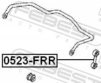 S10H28170 Mazda Тяжка стабилизатора, заднего