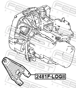 Forquilha de embraiagem Renault Megane SCENIC JA0, JA1