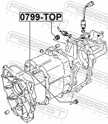 0799TOP Febest Пробка поддона двигателя