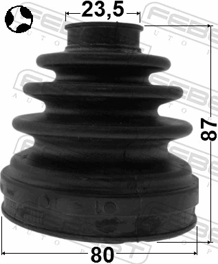 0215T30T Febest Пыльник ШРУСа передней полуоси внутренний