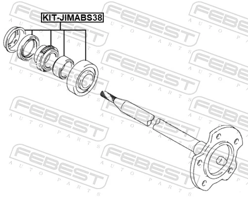 KITJIMABS38 Febest Кольцо ABS