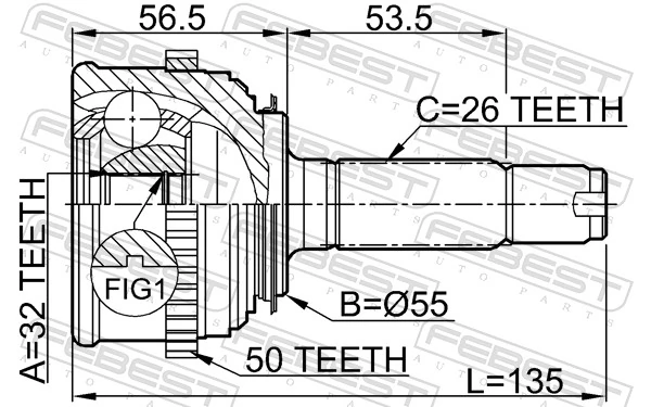 Граната колесная Toko cars GJ1431 цена, от 30.34 USD