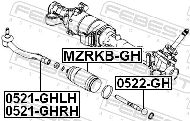 0522GH Febest Тяги рулевые