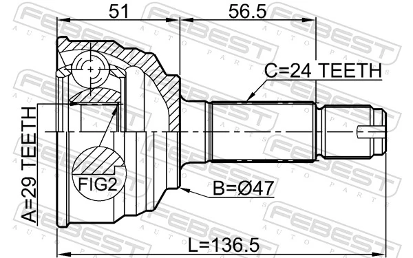 43411B9180 Daihatsu Наружная граната
