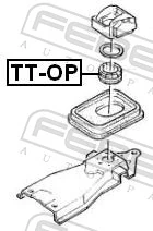 TTOP Febest Втулка переключения передач