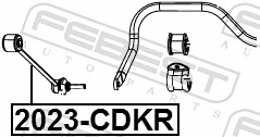 SSP2155 Magneti Marelli Тяжка стабилизатора, заднего
