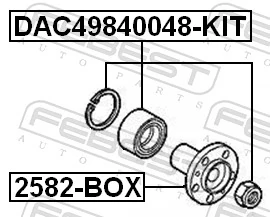  Cubo dianteiro Peugeot Boxer I сaixa (230L) (1994 - 2002) I