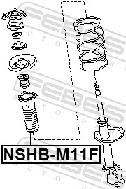 NSHBM11F Febest Пыльник стойки передней