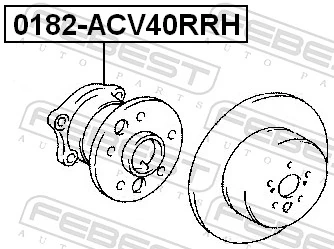 Купить 3DACF026F8DS MCB Ступица задняя правая
