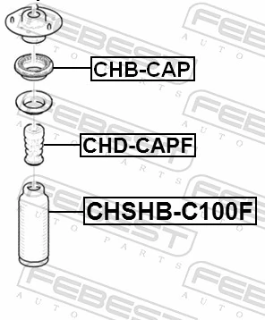 CHBCAP Febest Подшипник верхней опоры