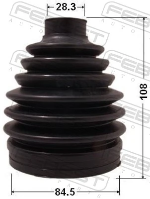 0217PJ1020 Febest Пыльник шарнира привода
