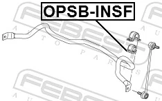 OPSBINSF Febest Разрезная втулка стабилизатора