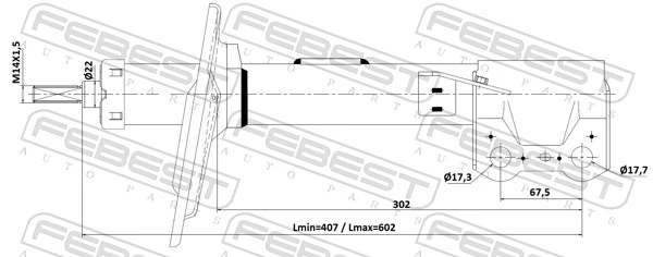 Амортизатор задний, правый Masuma G8502 цена, от 120.32 USD