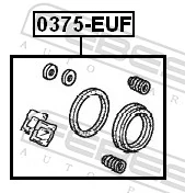Ремкомплект тормозной системы Honda Civic V седан (EG, EH) (1991 - 1996) цена, от 6.78 USD