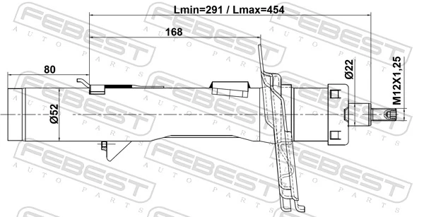 Купить 5245477 BMW Амортизатор подвески передний правый